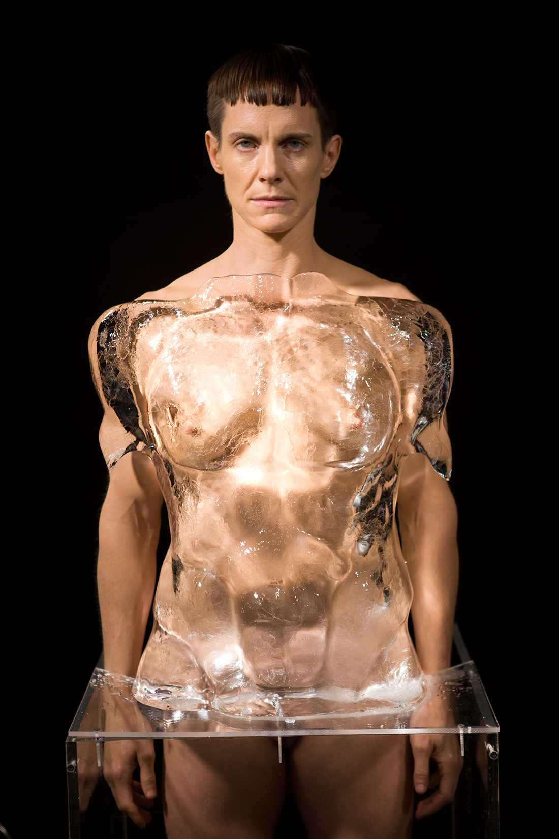 Cassils, Tiresias (2010). Performance, sculpture and video, L.A.C.E. Los Angeles, 2010