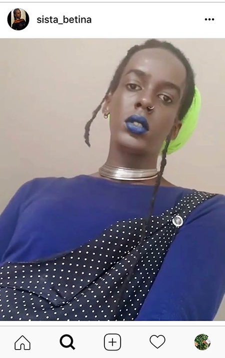 Kim Ninkuru, bless the dark skin femmes who won’t shut up and are always ready to fuckup the fun. @azealiabanks
