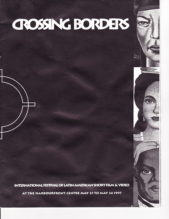 Program Cover Page from Cruzando Fronteras / Crossing Borders (1997).