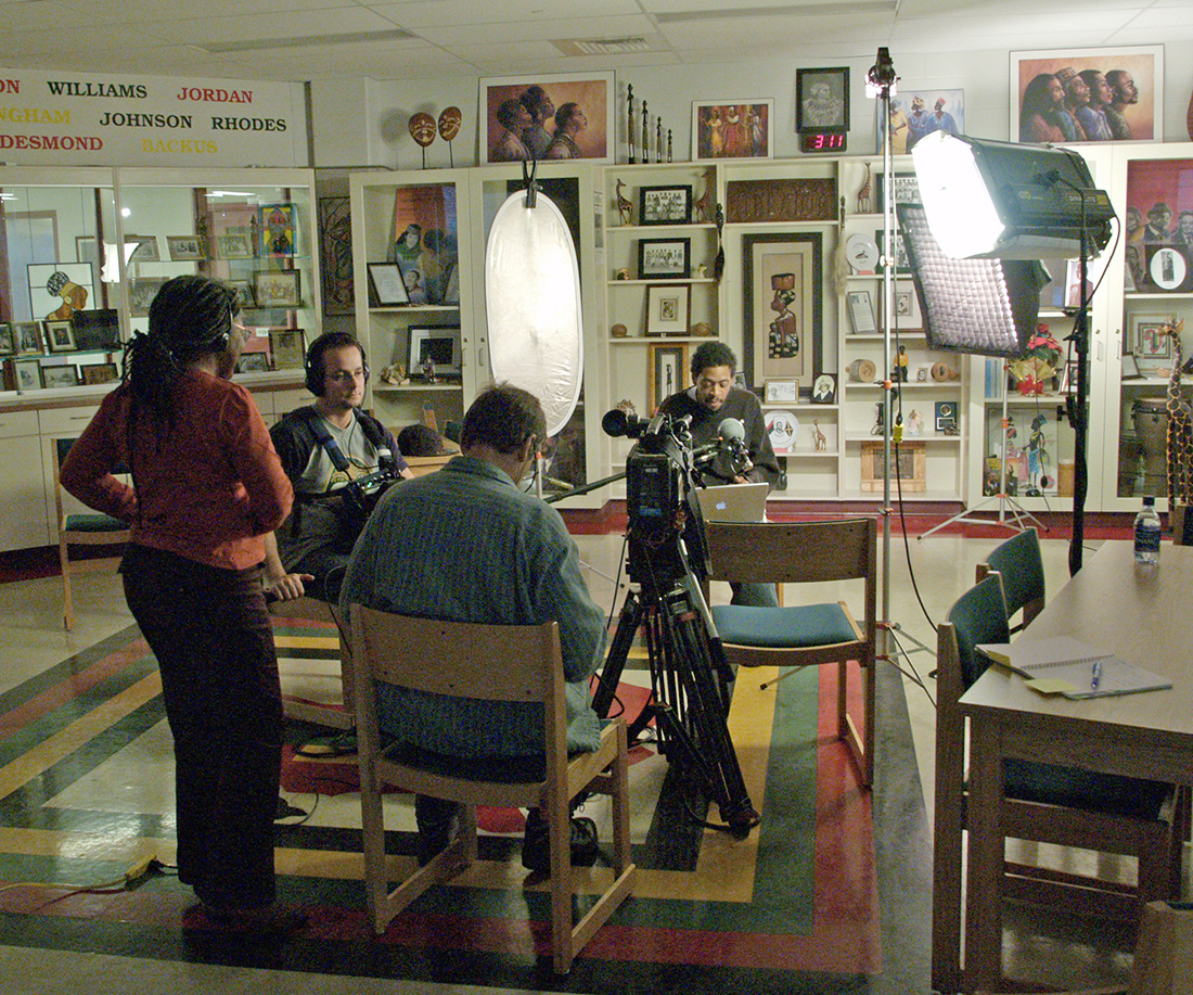 The Little Black School House (2007). Production still