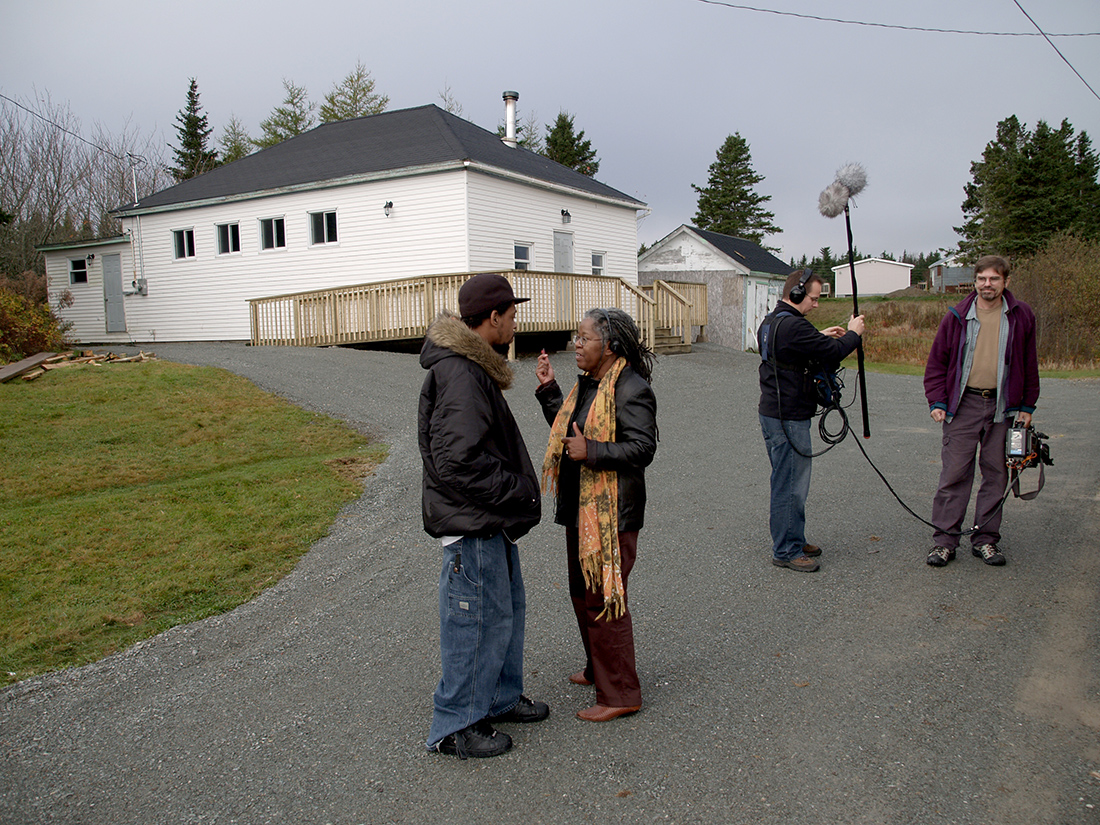 The Little Black School House (2007). Production still